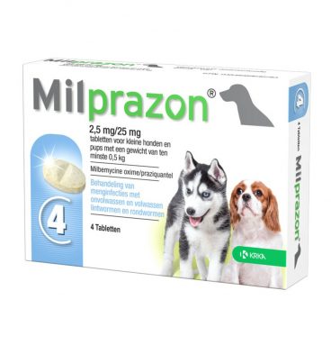 Milprazon Ontworming Kleine Hond 4 tabletten