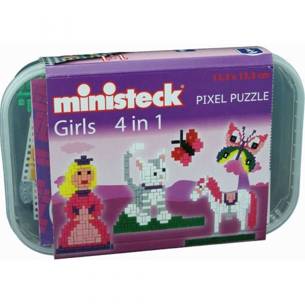 Ministeck Girls 4in1 Plastic Doos 500 stukjes