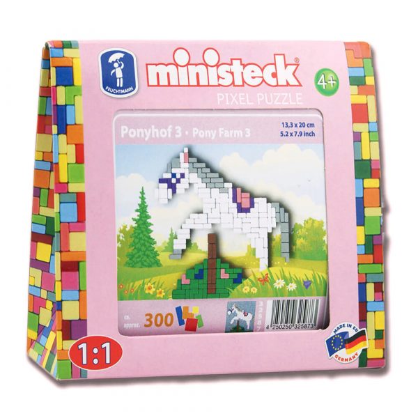 Ministeck Ponyboerderij 3 Kleine Doos 300 stukjes