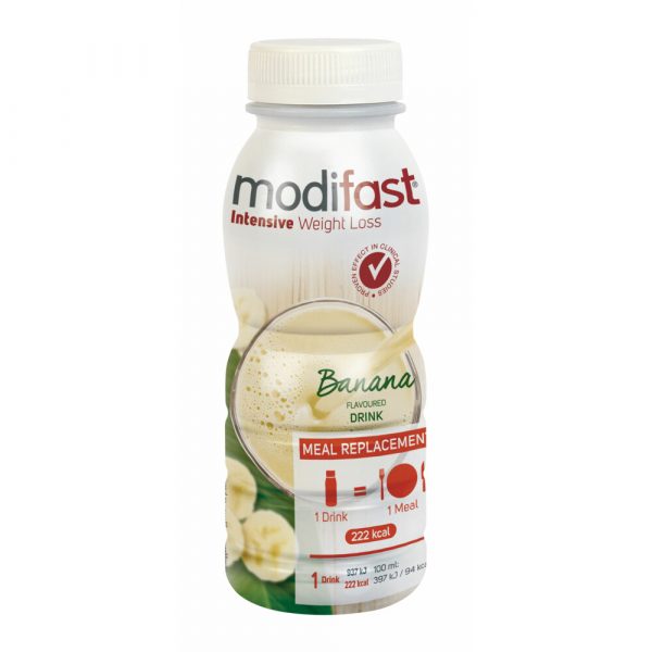 4x Modifast Intensive Drink Banaan 236 ml