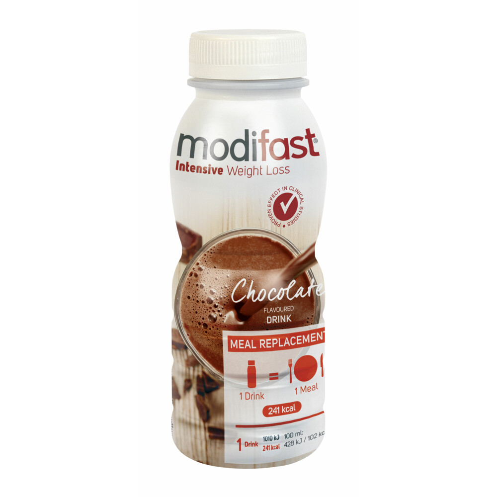 4x Modifast Intensive Drink Chocolade 236 ml