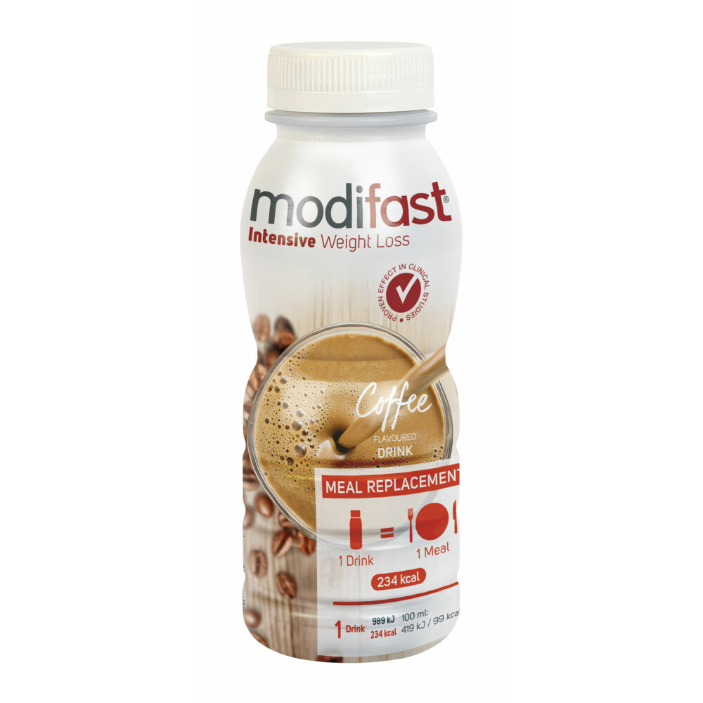 4x Modifast Intensive Drink Koffie 236 ml