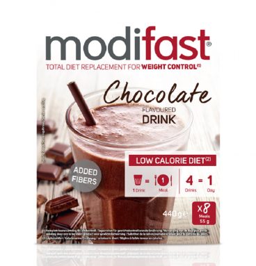 8x Modifast Intensive Milkshake Chocolade 8 x 55 gr