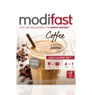 4x Modifast Intensive Milkshake Koffie 8 x 55 gr