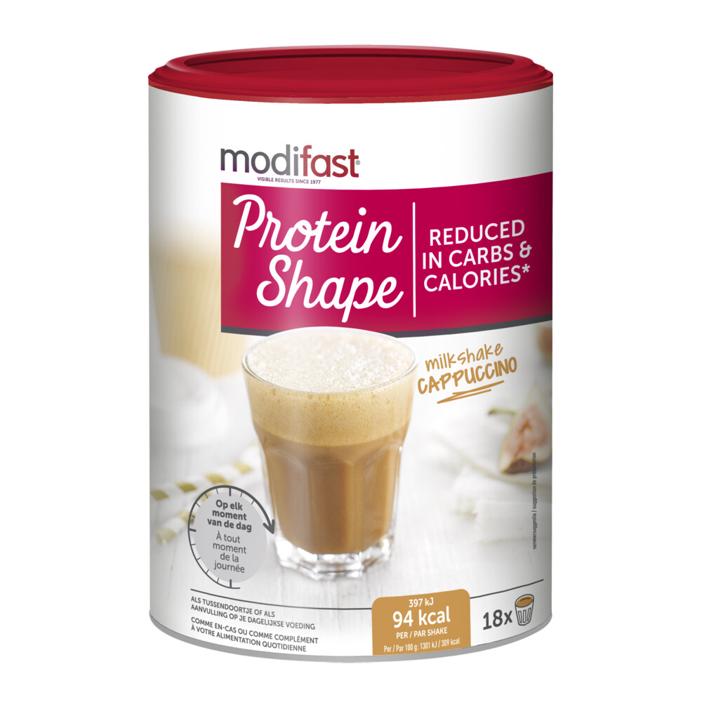 6x Modifast Protein Shape Milkshake Cappuccino 540 gr