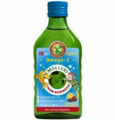 Mollers Levertraan Omega-3 Tutti Frutti 250 ml