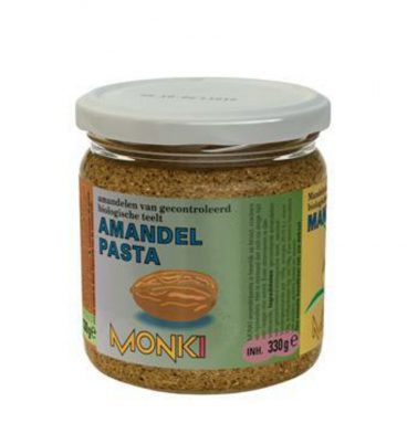 3x Monki Amandelpasta met Zout Bio 330 gr