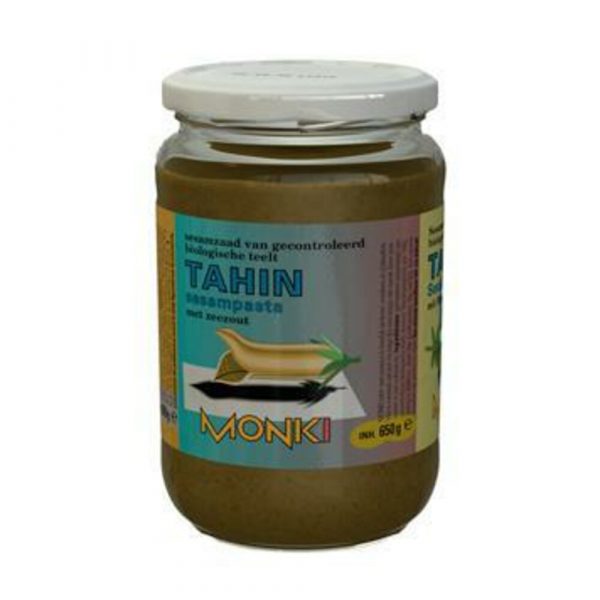 3x Monki Tahin met Zout Bio 650 gr