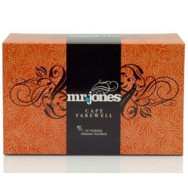 3x Mr Jones Biologische Rooibos Theezakjes Farewell 20 zakjes