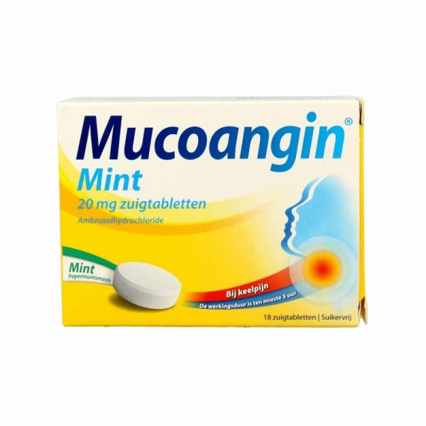 Mucoangin Mint 18 zuigtabletten