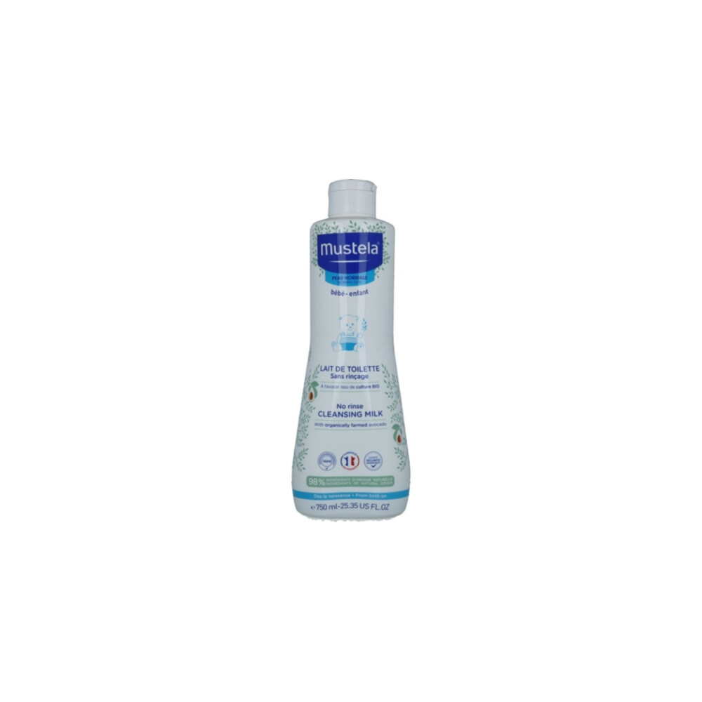 Mustela Reinigingsmelk Zonder Spoeling Droge Huid 750 ml