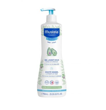 Mustela Zachte Baby Wasgel 750 ml