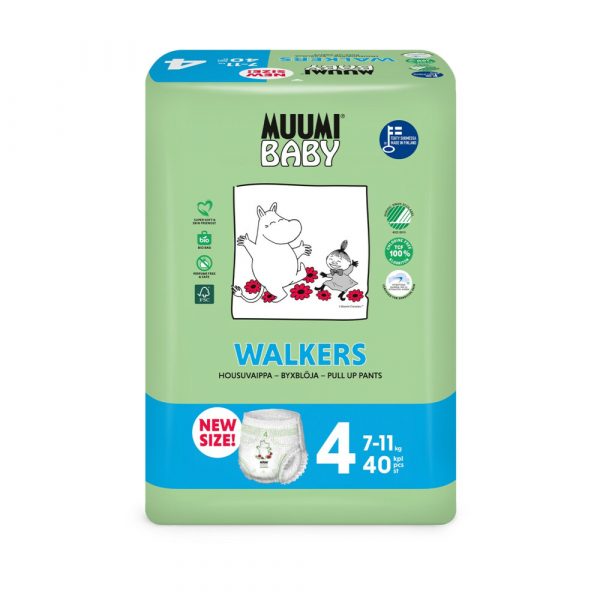 Muumi baby 4 Luierbroekjes 7-11 kg 40 stuks