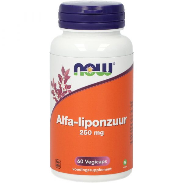 NOW Alfa-liponzuur 250 mg 60 capsules