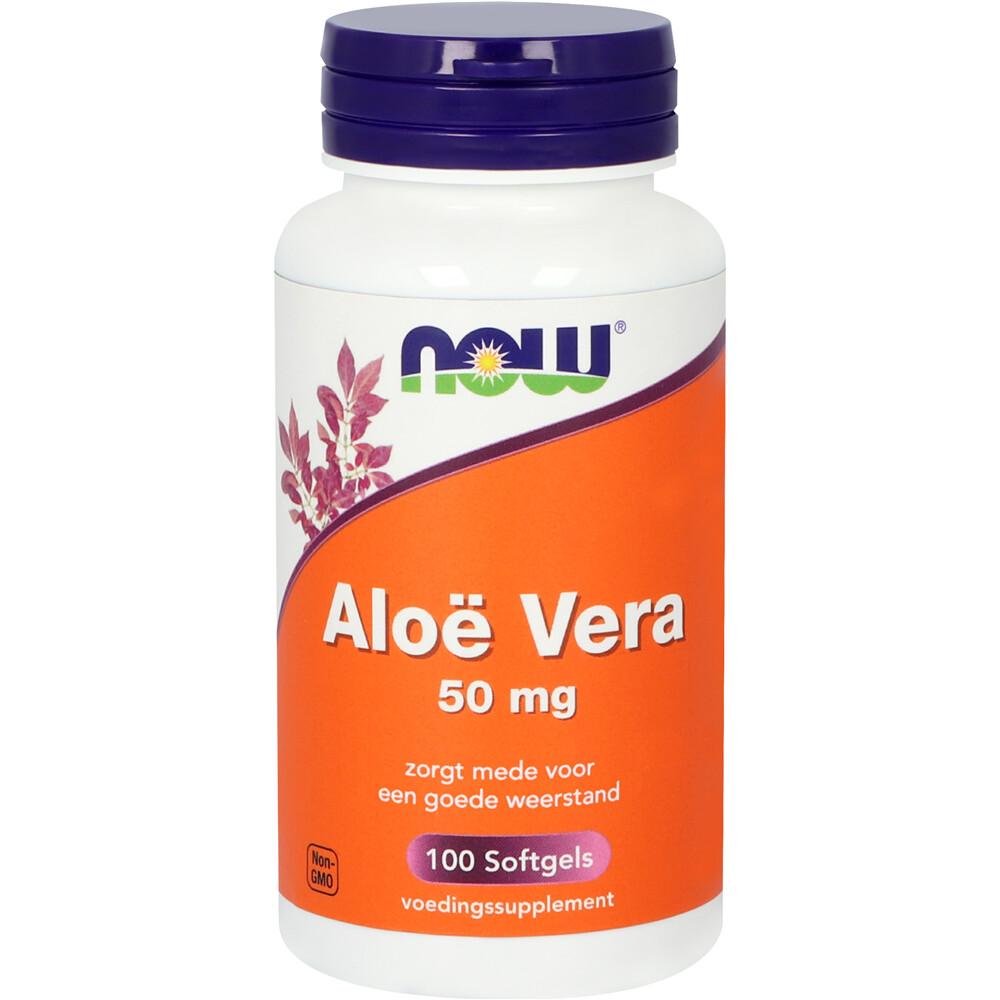 NOW Aloë Vera 50 mg 100 softgels