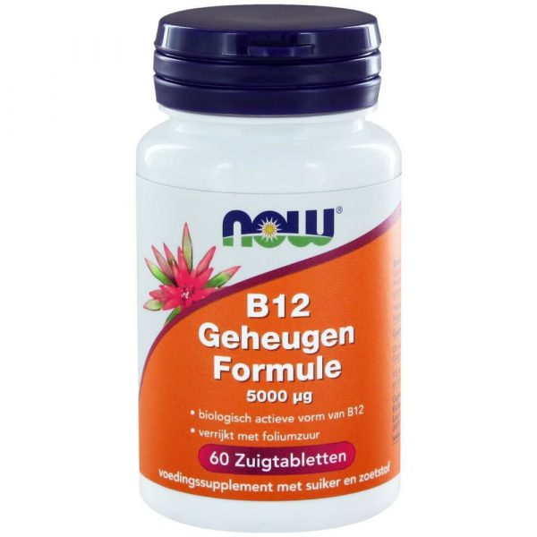 NOW B12 Geheugen Formule 5000 60 stuks