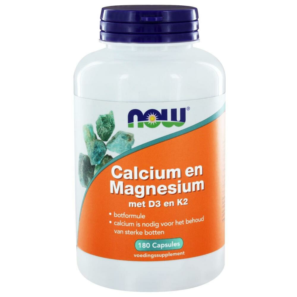 NOW Calcium Magnesium Dk 180 capsules