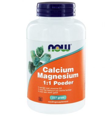 NOW Calcium Magnesium Poeder 227 gr