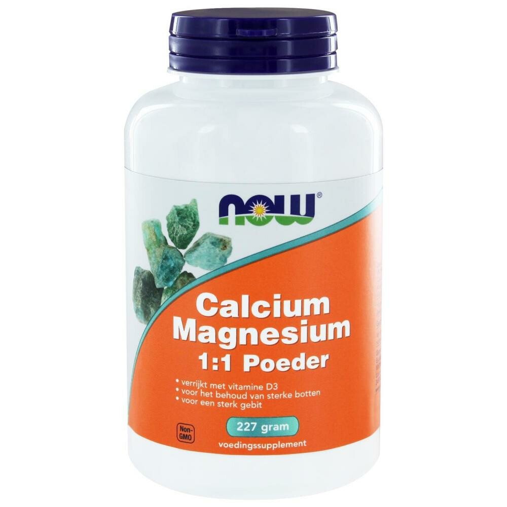 NOW Calcium Magnesium Poeder 227 gr