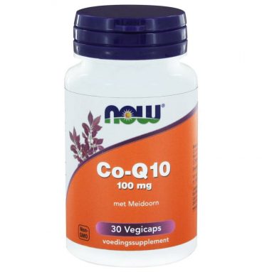 NOW Coq10 100 mg Meidoorn 30 stuks