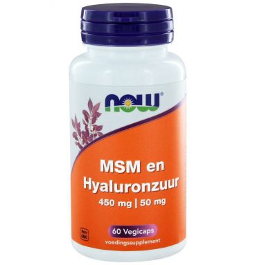 NOW Hyaluronzuur Msm 60 capsules