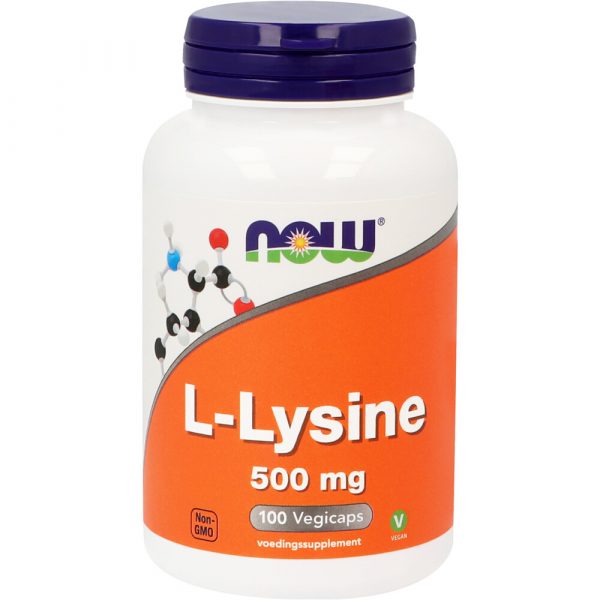 NOW L Lysine 500mg 100 capsules