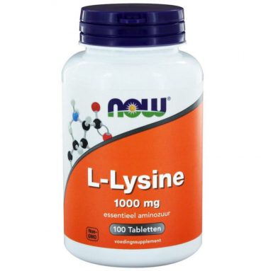 NOW Llysine 1000 mg 100 tabletten