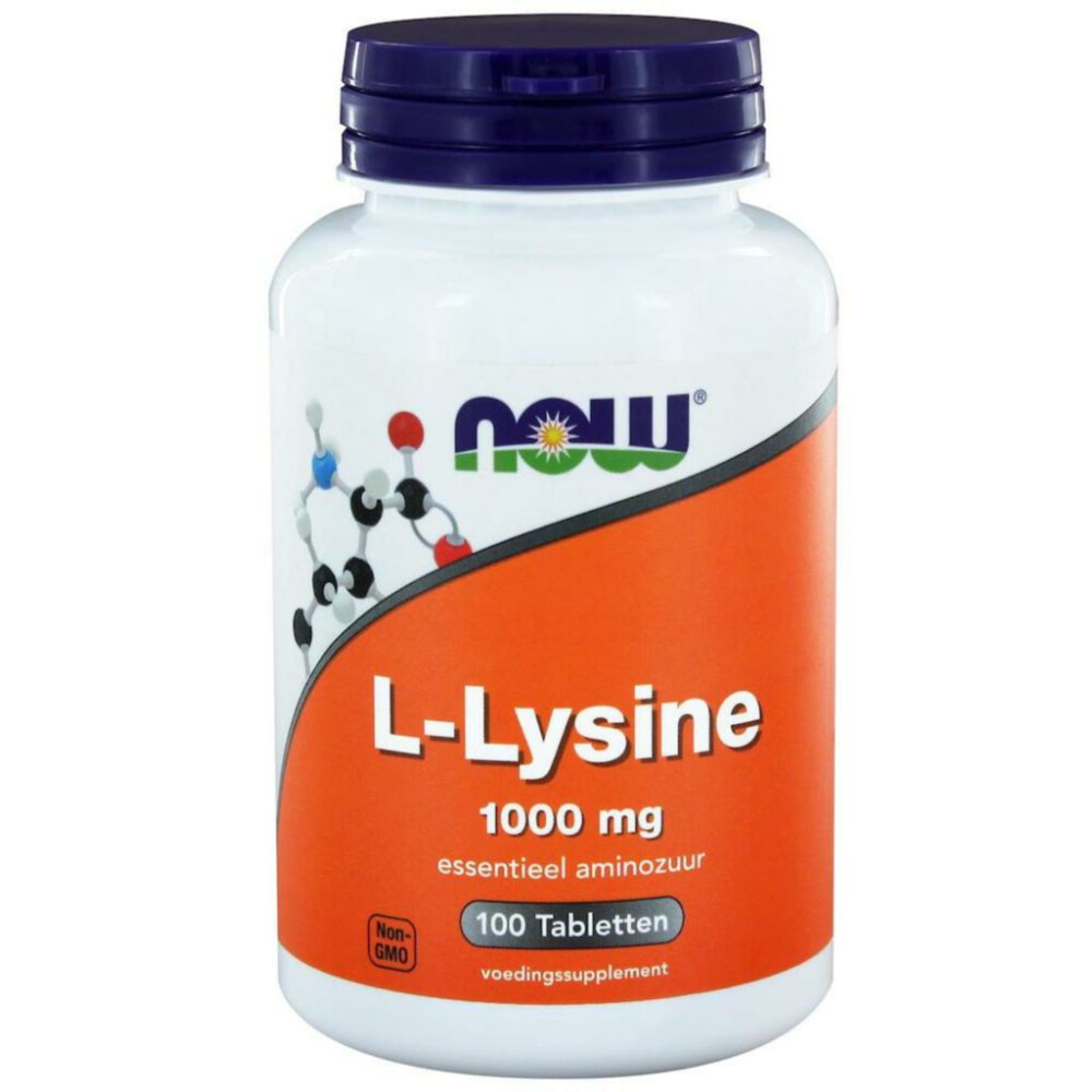 NOW Llysine 1000 mg 100 tabletten