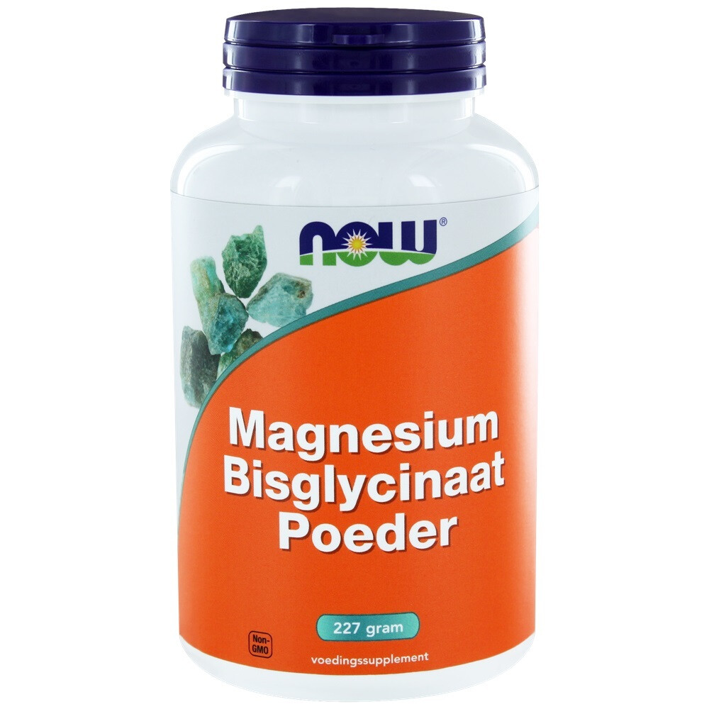 NOW Magnesium Bisglycinaat Poeder 227 gr