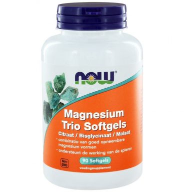 NOW Magnesium Trio 90 softgels