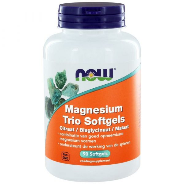 NOW Magnesium Trio 90 softgels