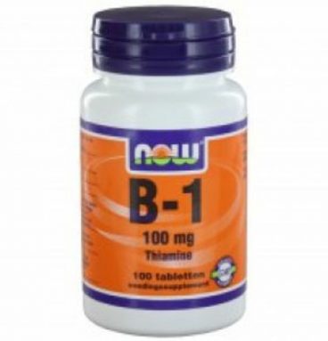 NOW Vitamine B1 100mg 100 tabletten