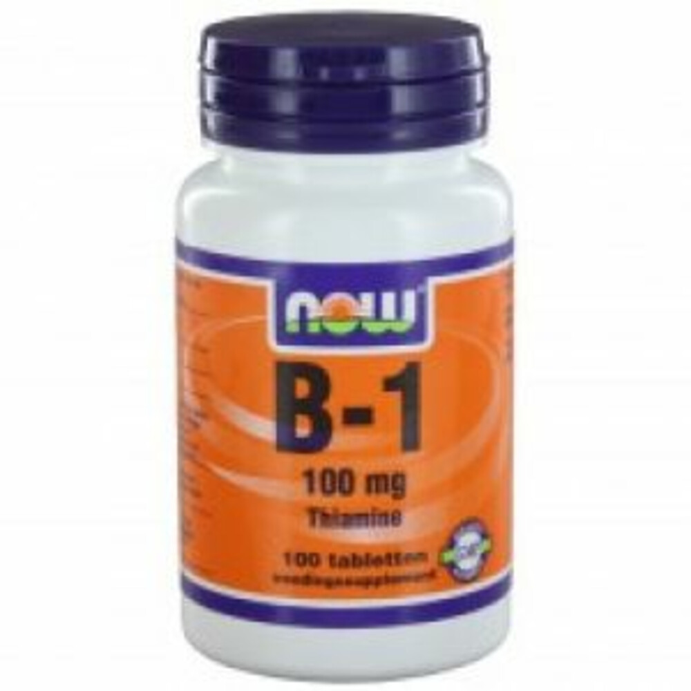 NOW Vitamine B1 100mg 100 tabletten