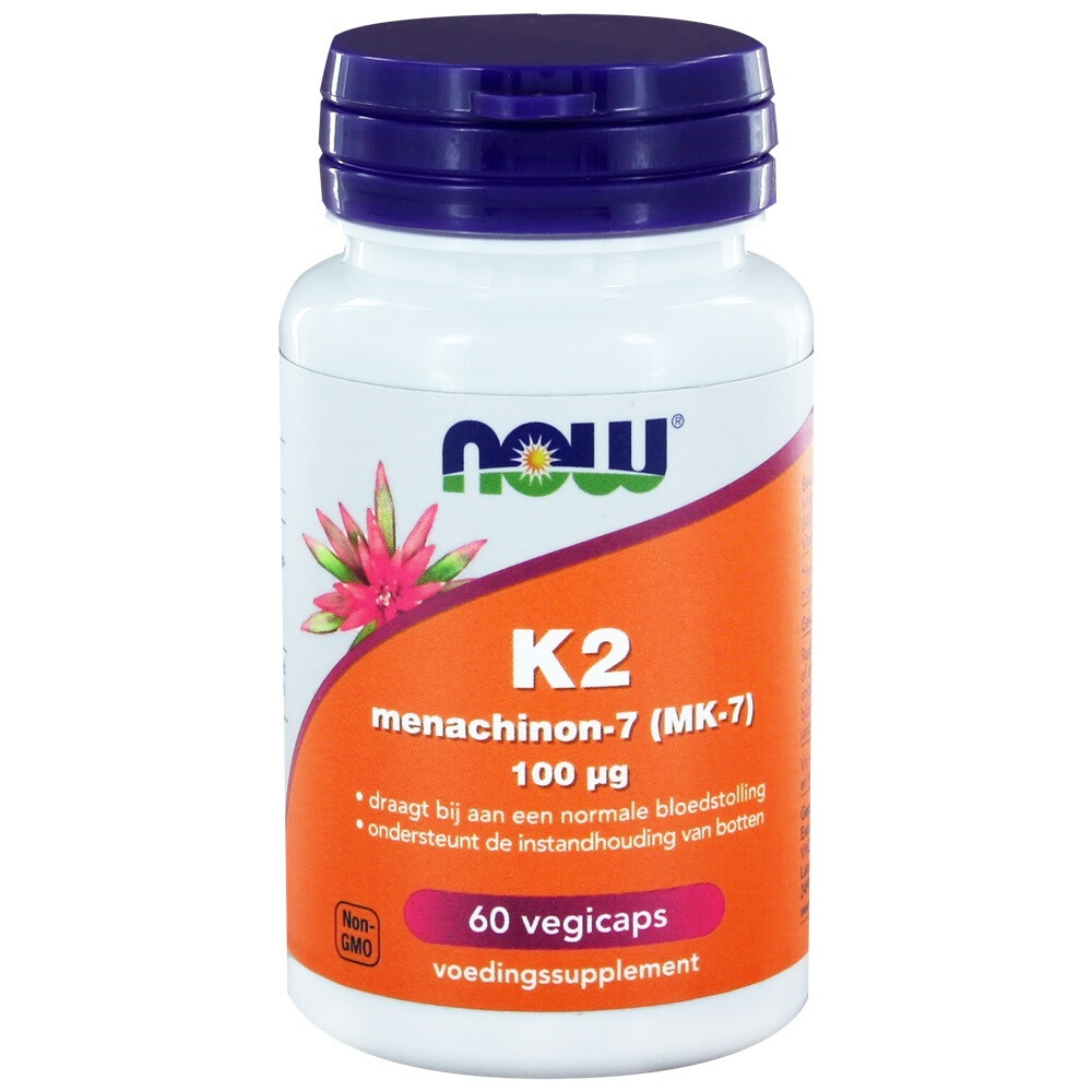 NOW Vitamine K2 Menachinon 7 100 Mcg 60 capsules