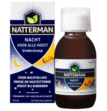 2x Natterman Alle Hoest Nacht Kindersiroop 150 ml