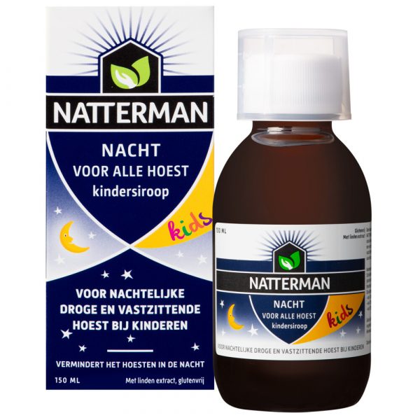 2x Natterman Alle Hoest Nacht Kindersiroop 150 ml