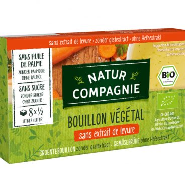 3x Natur Compagnie Groentebouillon Glutenvrij Bio 8 stuks