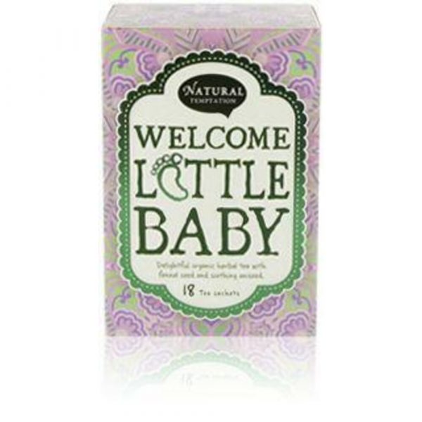 3x Natural Temptation Welcome Little Baby Theezakjes Kruidig 18 stuks