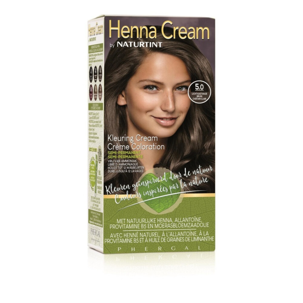 Naturtint Haarverf 5.0 Henna Licht Kast Bruin 110 ml