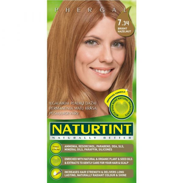 Naturtint Haarverf 7.34 Levendig Hazelnoot 165 ml