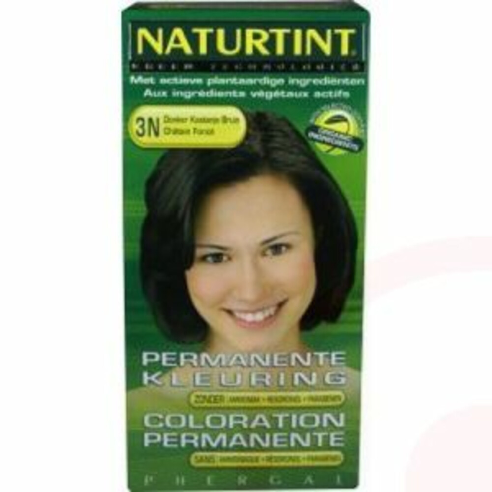 Naturtint Permanente Haarkleuring 3N Donker Kastanjebruin