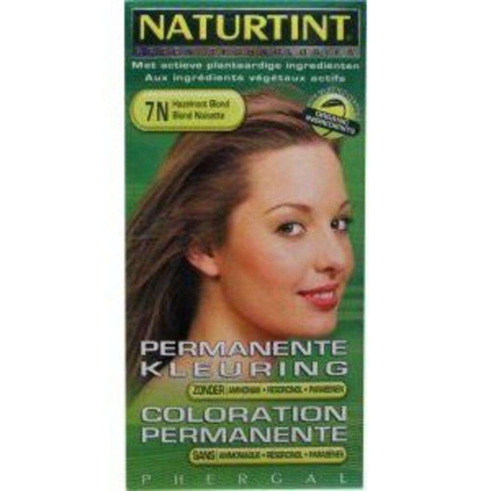 Naturtint Permanente Haarkleuring 7N Hazelnoot Blond