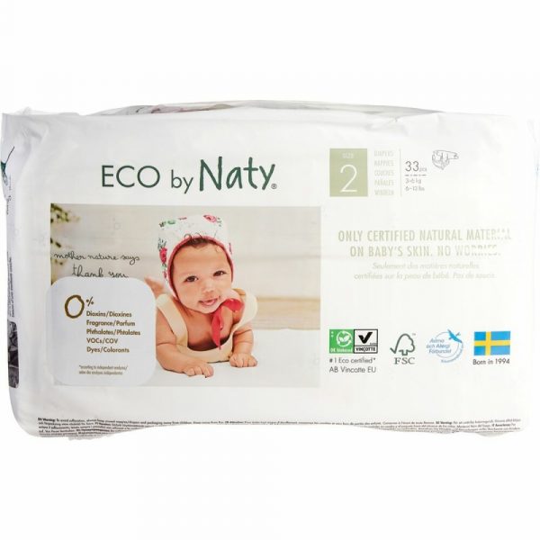 Naty Luiers Maat 2 Mini (3-6 kg) 33 stuks