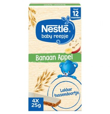 Nestle Fruitreepje Appel-Banaan 12+ mnd 4x25gr