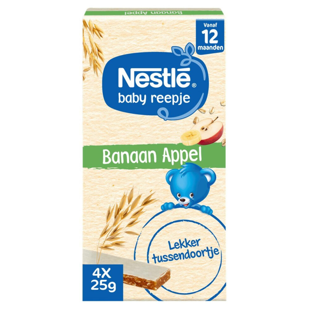 Nestle Fruitreepje Appel-Banaan 12+ mnd 4x25gr