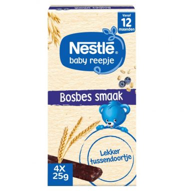 Nestle Fruitreepje Bosbes 12+ mnd 4x25gr