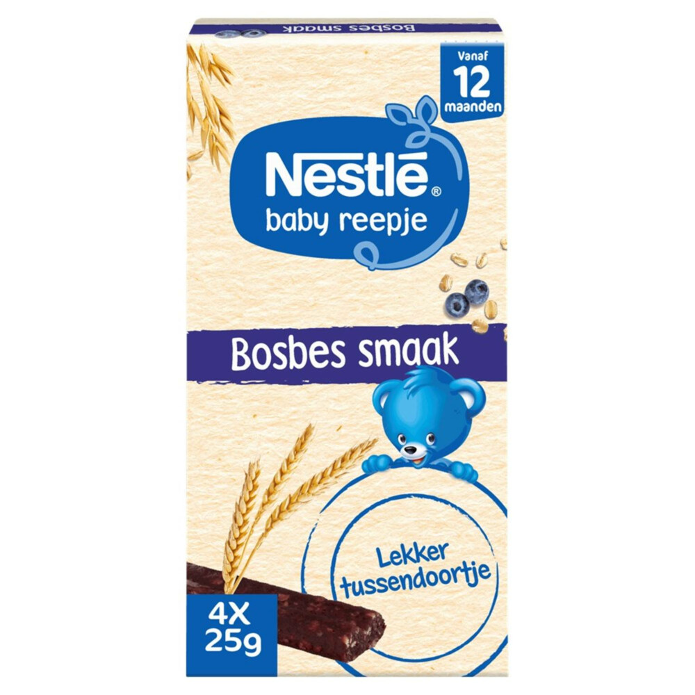 Nestle Fruitreepje Bosbes 12+ mnd 4x25gr