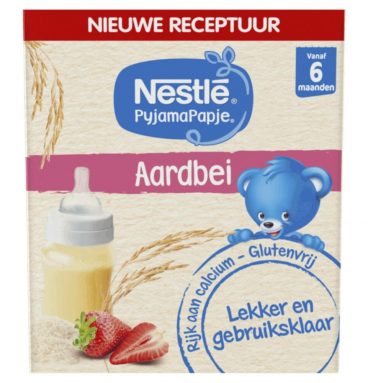 Nestle Pyjamapapje 6+ mnd Aardbei 2 x 250 ml