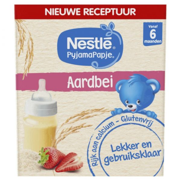 Nestle Pyjamapapje 6+ mnd Aardbei 2 x 250 ml