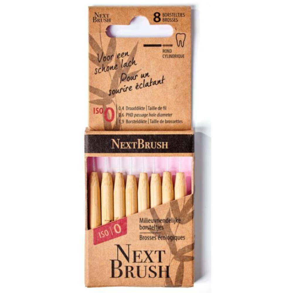 Nextbrush Ragers Bamboe ISO 0 8 stuks